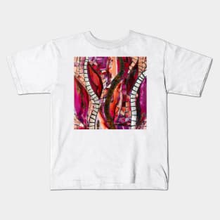 Undersea Motion Mosaic Kids T-Shirt